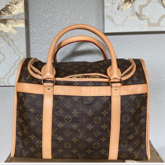 🌟LIKE NEW! 🌟NEW VACHETTA! Auth LOUIS VUITTON SAC CHAUSSURES TRAVEL BAG - Picture 4 of 16